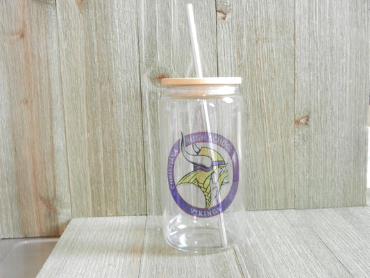 16 oz. Clear Glass Mason Jar